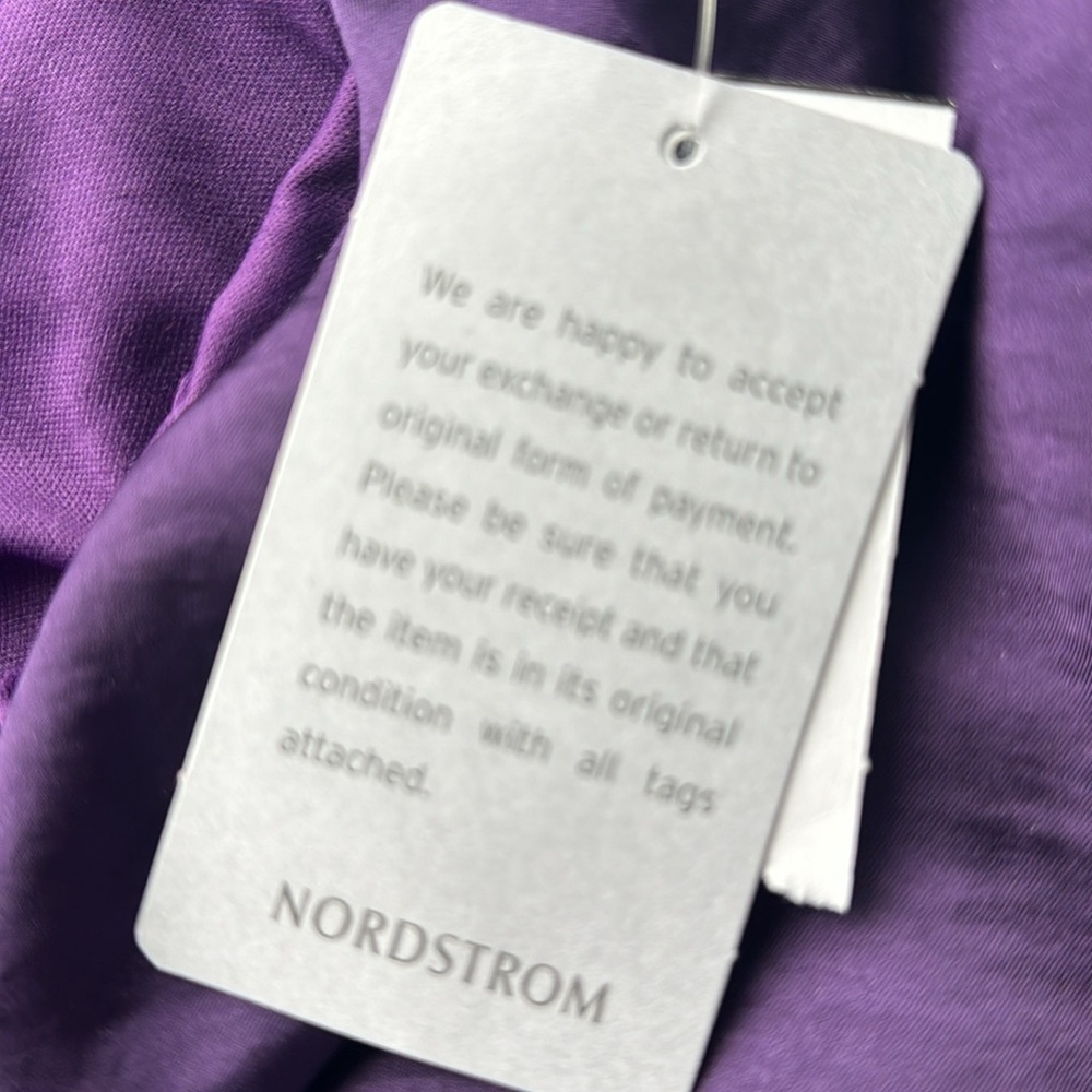 NWT Forgotten Grace skirt purple stretch skirt Nordstroms size XL - Picture 8 of 8